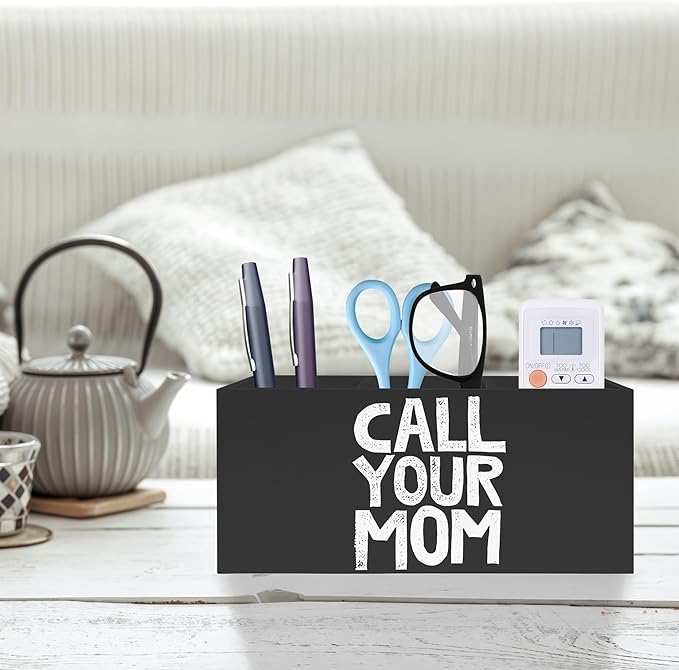 Funny Call Your Mom Pen Pencil Holder for Classroom Dorm, Gifts for College Students Boys Girls, Classroom Desk Accessories, Back to School Supplies