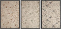 MUDECOR Framed Wall Art Print Set Vintage Floral Botanical in Neutral Tones Illustrations Realism Decorative for Living Room, Bedroom, Office - 24"x36"x3 Black