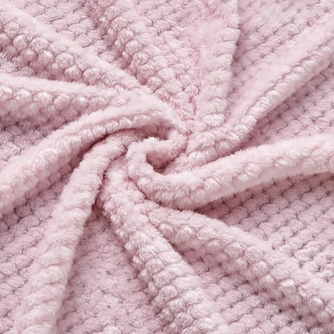 CREVENT 2Pcs 30''X40'' Cute Cozy Fluffy Warm Baby Blankets for Infants Toddlers' Bedding Crib Cot Stroller - Giraffe + Unicorn