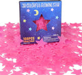 AM AMAONM 100pcs Glow in The Dark Luminous Stars Fluorescent Noctilucent Plastic Wall Stickers Murals Decals for Home Art Decor Nursery Ceiling Wall Decorate Kids Babys Bedroom Room Pink