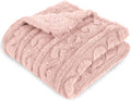 HOMRITAR Baby Blanket for Girls Toddlers 3D Fleece Fluffy Fuzzy Blanket for Baby, Soft Warm Cozy Fleece Blanket, Infant or Newborn Receiving Blanket 330GSM (30 x 40 Inch, Pink)