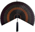 ChumDecor Japanese Wall Fan Decor, Large Bamboo Fan Wall Art, Boho Hanging Headboard Decor, 60 Inch