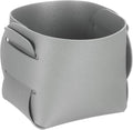 uxcell Valet Tray Organizer, PU Leather Desktop Storage Organizer Box Tray Entryway Table Bedside Nightstand Catchall Vanity Tray for Jewelry Key Coin Watch Wallet (Grey)