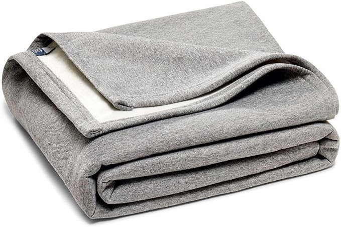 MV Sport Lightweight Sweatshirt Blanket Throw – Warm & Cozy, Breathable Oversized Fleece Knit, Couch, Bed, Travel, Cold Nights, and Outdoors – Soft Light Weight Blanket 54" x 84" Graphite