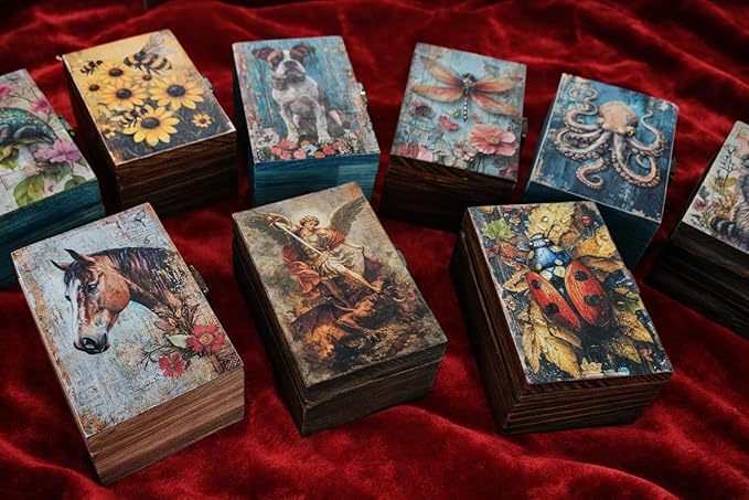 RK Collections Trinket Boxes Small Jewelry Keepsake Box (Saint Michael Archangel)