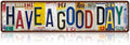 Vintage Have a good day Street Sign Wall Decor Metal Tin Signs for Bar Home Bedroom Garage