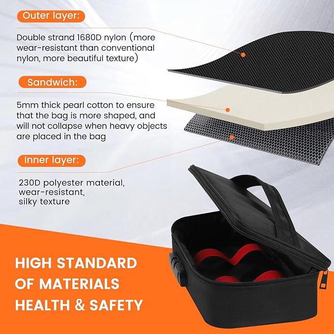 discreet lockable storage toy bag box organizer container