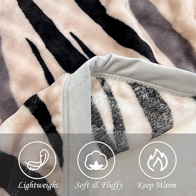 Fleece Bed Blankets Throw Size - Soft Lightweight Plush Fuzzy Cozy Luxury Blanket Microfiber Throw for Couch Bed,All-Season Breathable,40x60 Inches