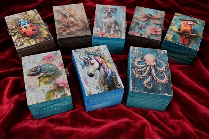 RK Collections Trinket Boxes Small Jewelry Keepsake Box (Unicorn)