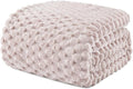 Exclusivo Mezcla Fleece King Blanket for Bed, Extra Large Fuzzy Camel Bed Blankets, Soft Cozy Plush Sofa Throws for All Seasons, 90x104 Inches