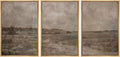 MUDECOR Framed Wall Art Print Set Vintage Neutral Countryside Landscape Rustic Field Path and Distant Trees Illustrations Modern Art Decorative for Living Room, Bedroom, Office - 16"x24"x3 NATURAL