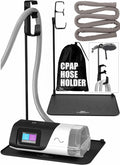 CPAP Protector Mat & CPAP Hose Holder – Insulate Hose Cover - Bedside CPAP Accessories Organizer with Hook for Mask & Tubing, Keeps Your Setup Neat, Tidy & Ready Every Night (Extra Tall)