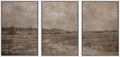 MUDECOR Framed Wall Art Print Set Vintage Neutral Countryside Landscape Rustic Field Path and Distant Trees Illustrations Modern Art Boho Decorative for Living Room, Bedroom, Office - 24"x36"x3 WHITE