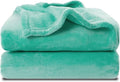 NANPIPER Fleece Blankets Super Soft Flannel Fuzzy Blanket for Bed Couch Luxury Cozy Plush Microfiber Blanket-Twin Size Lake Blue