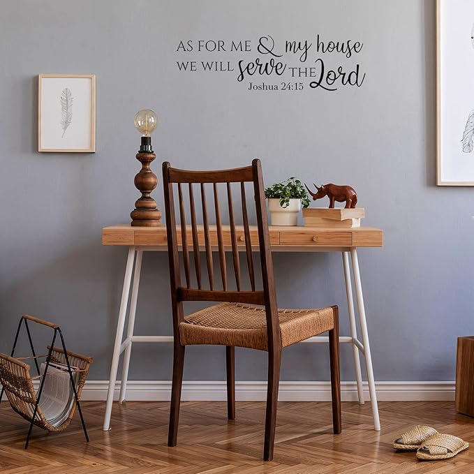 BBTO Bible Verse Wall Stickers Inspirational Quote Wall Decals Religious Motivational Scripture Sticker Peel and Stick for Bedroom Living Room Office Bathroom(Be Still)