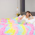 MUGD Soft Blankets Fuzzy Twin Bed Fleece Blanket Kids Warm Throw Blanket for Bed