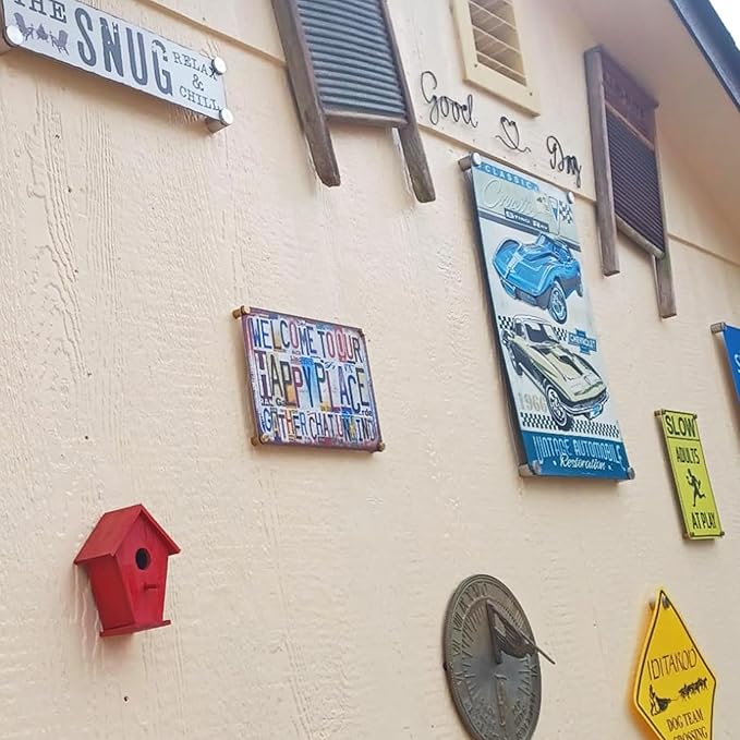Vintage Simply Blessed Street Sign Wall Decor Metal Tin Signs for Bar Home Bedroom Garage