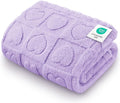 Luciphia Small Dog Blanket Washable Pet Bed Cover Soft Fluffy Puppy Blanket with Premium Fleece 300GSM Cozy Calming Cat Blankets for Indoor Cats Light Purple 57x40 inch