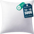 Phantoscope Pillow Inserts, Hypoallergenic 100% Virgin Fiber Square Form Microfiber Throw Pillow Inserts, Couch Bed Pillows 45x45 cm, 18x18 Inch (Pack of 1)