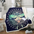 Death Moth Plush Blanket Throw Butterfly Animal Sherpa Blanket Zodiac Galaxy Fleece Blankets For Boys Girls Gothic Skeleton Boho Fuzzy Blankets Sofa Couch Chair Decor Throw 50"X60" Gradient Green
