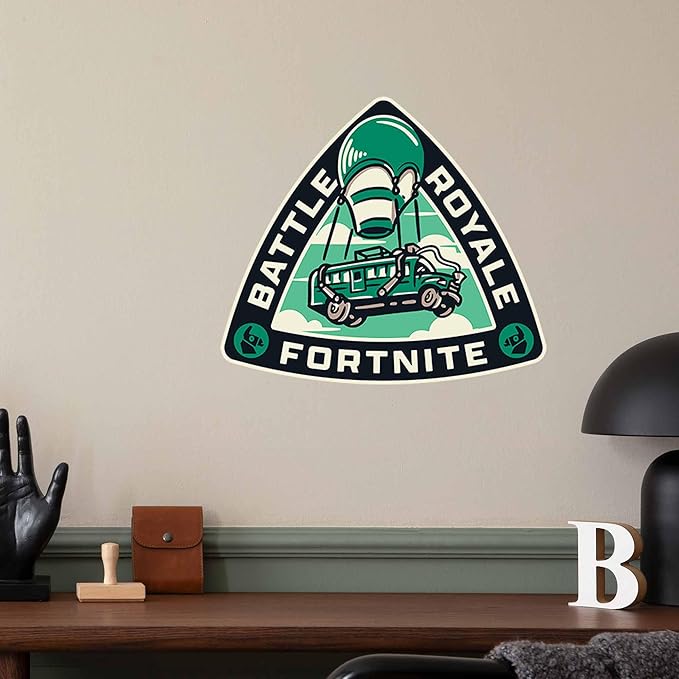 Fortnite Battle Royale Embossed Metal Sign – Fun Fortnite Battle Bus Wall Art for Bedroom or Game Room