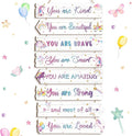 Inspirational Girl Room Decor Aesthetic Art Wall Hanging Sign Inspiring Colorful Rainbow Wooden Decoration for Kids Teens Toddler Boy Baby Bedroom Nursery Dorm Decor, 6-12 Years old (Magic Unicorn)