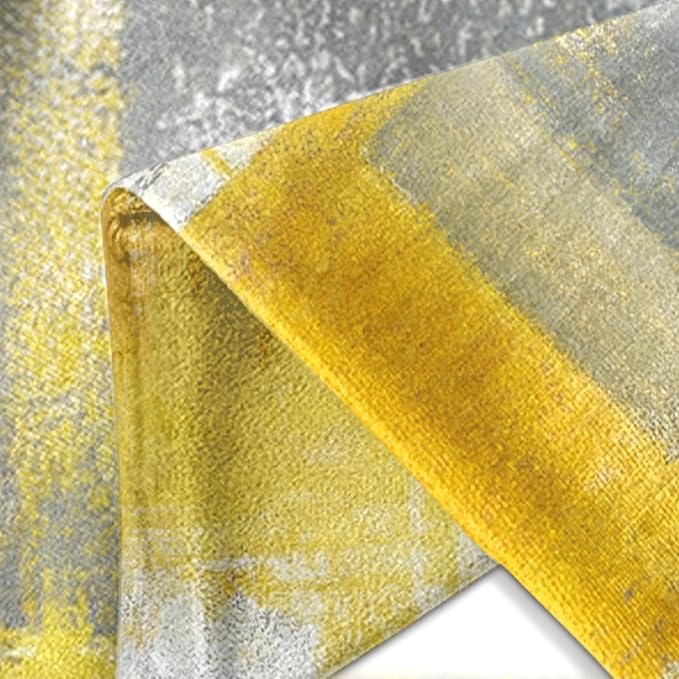 Britimes Throw Pillow Covers Modern Home Art Decor, 16 x 16 Inches Set of 2 Pillow Cases Decorative, Abstract Oil Painting Pillowcases for Bedroom, Living Room, Cushion Couch Sofa, Yellow Grey