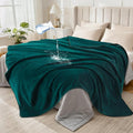 LOOBANI Waterproof Blanket for Bed Couch: Soft Coral Fleece Twin Bed Blankets Waterproof 60" x 80", Reversible Leakproof Throw Blanket, Stain-Resistant Furniture Protector, Pet-Friendly, Green