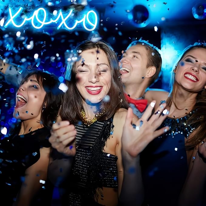 Ulalaza Neon Light Sign LED XOXO Night Lights USB Operated Decorative Marquee Sign Bar Pub Store Club Garage Home Party Decor