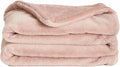 UnHide Lil’ Marsh Faux Fur Blanket - Lightweight, Soft Throw Blanket - Machine Washable - Ideal for Bed, Couch, or Reading Chair- Small (50" x 60") Rosy Baby