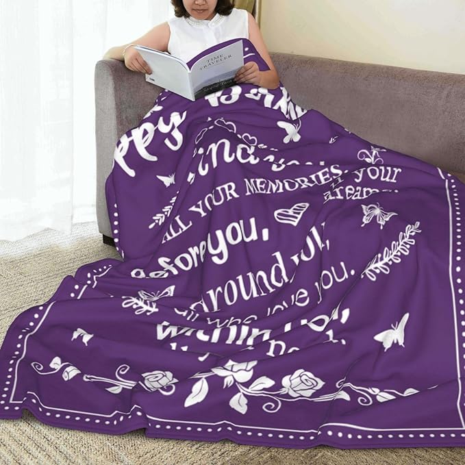 Happy Birthday Gifts - Unique Women's Decorations for Her 40"x 50"