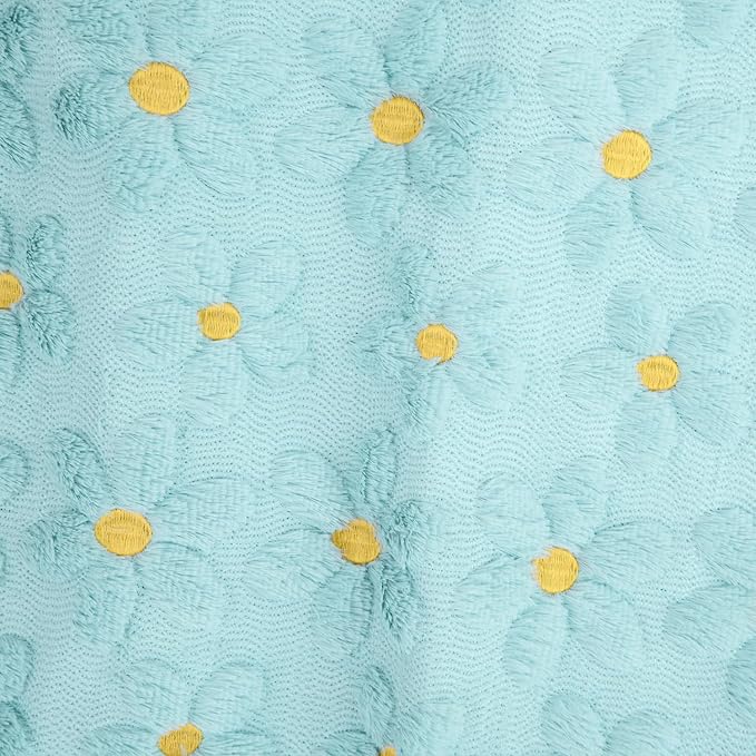Horaldaily Spring Summer Throw Blanket, Blue Daisy Soft Fuzzy Plush Faux Fur Cozy Blankets for Couch Sofa Bed Lounging, Ideal Gifts for Kids Adults Wife Self, 60x80