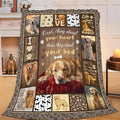 Golden Retriever Blanket for Girls Women Boys Men Adults Kids Soft Cozy Fleece Goldie Dog Pet Throw Blankets Gifts Warm Flannel Plush Lightweight Decor for Couch Bed Sofa 80"X60"