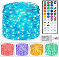 Fairy Lights USB Plug in 33ft 100LEDs with Remote, Warm White 20 Color Changing Light Twinkle Firefly String Lights for Bedroom Party Wedding Christmas Tapestry, Multicolor Colors (USB&Plug)