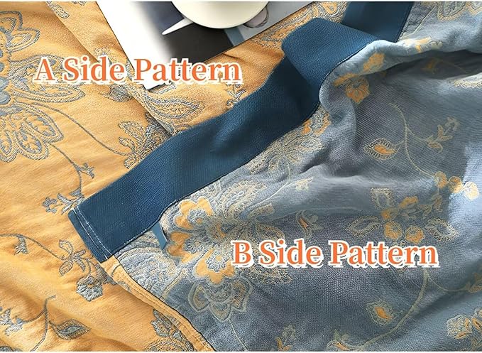 100% Cotton Throw Blanket for Bed Couch,Ultra Soft Boho Quilt Summer Blanket,Floral Printed Farmhouse Decor Bed Sofa Blankets,60"x80" All Season Rustic Throw for Chair