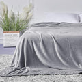 StangH Flannel Fleece Blanket King Size, Plush Super Soft Cozy Microfiber Blankets for Bed Couch, Large Fuzzy Throw Blanket for Babies/Elders, (King Size 108 x 90, Grey)