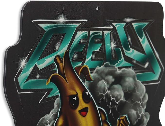Fortnite Peely Banana Metal Wall Decor - Fun Fortnite Sign for Bedroom or Game Room
