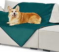 Bedsure Cat Blanket for Indoor Cats - Waterproof Calming Cat Blankets for Couch Protection, Sherpa Fleece Pet Blanket, Soft Plush Reversible Throw Furniture Protector, 50"x40", Green