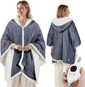 Heated Blanket Throw - Wearable Electric Blanket with 6 Heat Levels & 9 Hours Auto Off,Gifts for Women,Home Office Use,Machine Washable,50"x60"(Gray)