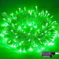 JMEXSUSS St Patricks Day Decorations, Connectable 100 LED St Patricks Day Lights, 8 Modes Plug-in Green Christmas Lights Indoor, 33ft Clear Wire Grinch Green String Light Outdoor for Grinch Tree Decor