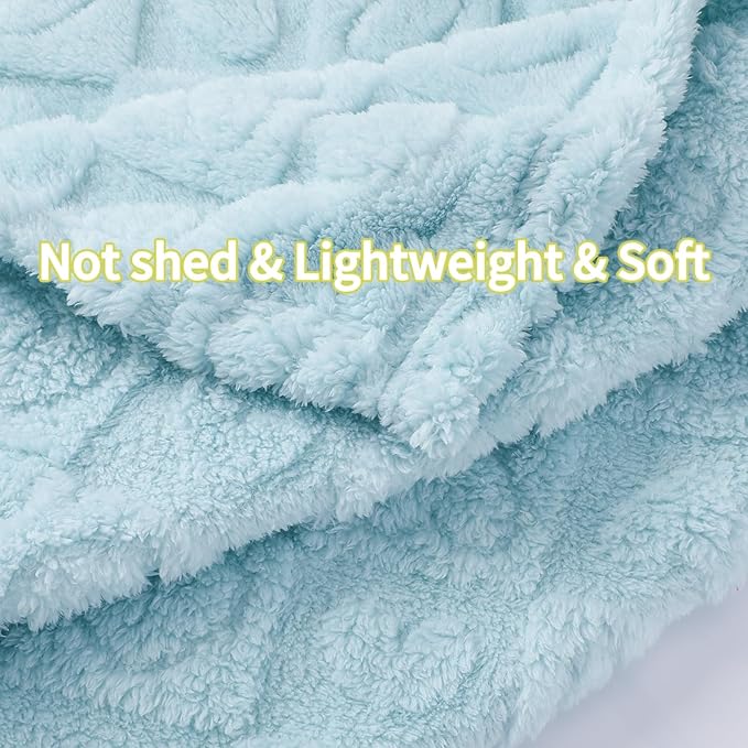 4 Pcs Baby Blankets for Boys Soft Toddler Small Blanket for Daycare, Fleece Kid Mini Blanket for Crib Baby Shower, 30 X 40, Blue