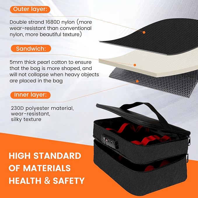 Discreet Lockable Storage Toy Bag Box Organizer Container