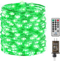 Minetom Fairy Lights with Remote, 66 Feet 200 Led Firefly String Lights Plug in for Bedroom Home Wall Ceiling Christmas Tree Wreath Craft Wedding Party Indoor Outdoor Decoration,Green