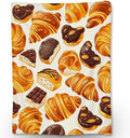 Croissant Blanket | Soft Warm Fuzzy Lightweight Flannel Throw Blanket Perfect for Couch, Bed, Travel & Outdoor Use, Cozy Blankets for Adults Kids 50×40 in