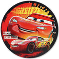 Disney Pixar Cars Lightning McQueen Round Metal Wall Decor - Fun Cars Sign for Bedroom or Play Room