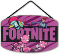 Fortnite Characters Hanging Wood Sign - Fun Fortnite Sign for Bedroom or Game Room