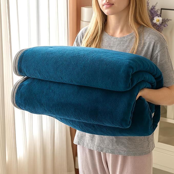 Fleece Bed Blankets Twin Size - Soft Lightweight Plush Fuzzy Cozy Luxury Blanket Microfiber Throw for Couch Bed,All-Season Breathable,60x80 Inches