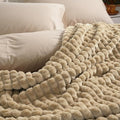 PHF Luxury Soft Fleece Blanket Twin Size, No Shed No Pilling, 380GSM Fluffy Cozy Throw Blankets for Bed, 66"x90", Lightweight Warm Bedding for Home Decor, Ideal Gift for Women, Khaki