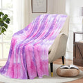 MACEVIA Tie Dye Galaxy Throw Blanket for Couch, Dreamy Purple Starry Sky Blankets and Throws, Cozy Soft Fleece Flannel Plush Blanket for Sofa Bed 260GSM, Suitable for All Seasons (Galaxy, 40"x50")