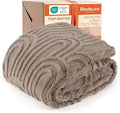 Bedsure GentleSoft Brown Throw Blanket for Couch - Super Soft & Cozy Summer Fall Blankets for Women, Fluffy Fleece Throw for Girls, Gifts for Women, Ideal for Room, Home & Bedroom Decor, 50x60 Inches